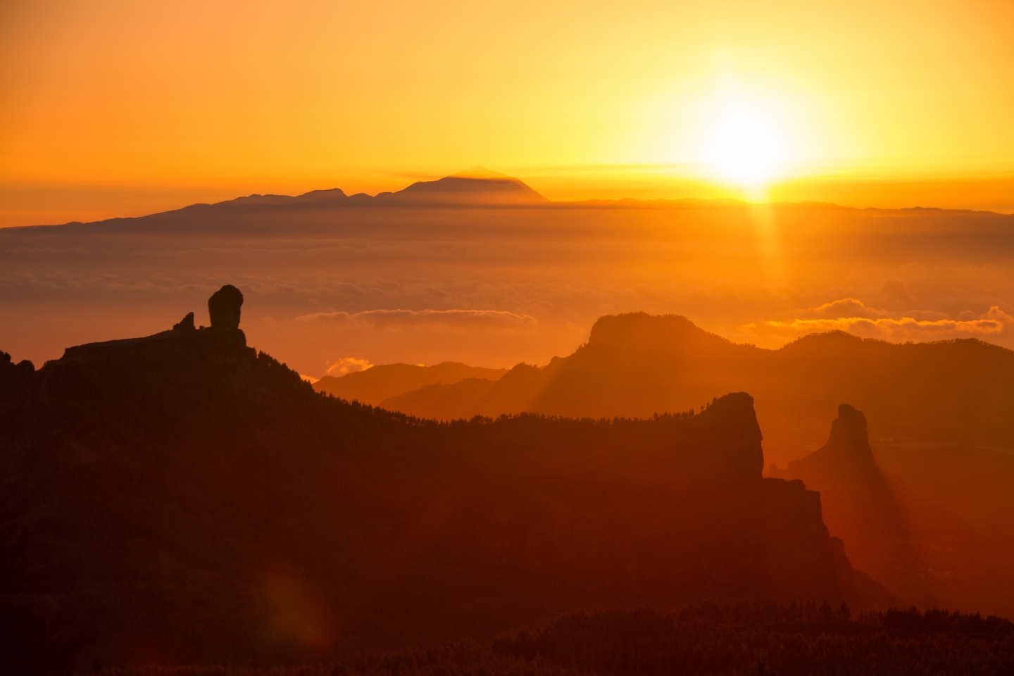 Roque Nublo Sunset