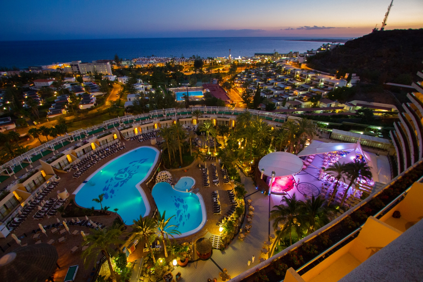 San Agust&iacute;n view from the hotel roof